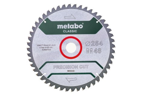 METABO PIŁA TARCZOWA HW/CT 254x30x48Z