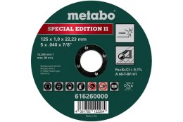 METABO TARCZA METAL 125×1,0×22,2mm DO STALI NIERDZ.