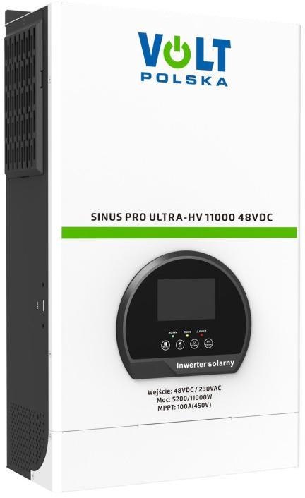 Przetwornica inwerter solarny SinusPro Ultra-HV 11000 48V/230V 5200/11000W 100A MPPT (450V)