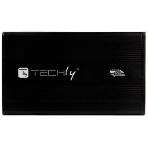 Obudowa na dysk Techly SATA 2.5", USB 3.0, aluminiowa, czarna