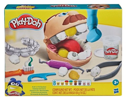 Zestaw z masą plastyczną PlayDoh Dentysta Nowy