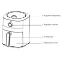 Frytownica beztłuszczowa 4,2l 1500W MR-754