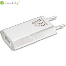 Ładowarka sieciowa Techly USB 5V 1A biała