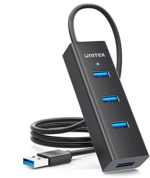 Unitek Aktywny hub USB-A 5Gbps, 4 porty USB-A