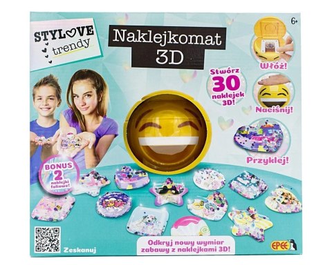 Zestaw Naklejkomat 3D naklejki