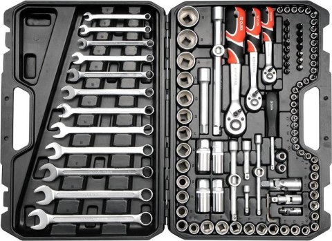 YATO ZESTAW KLUCZY 1/4" , 3/8" , 1/2" 111 elem. 38831