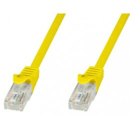 PatchCord Techly Cat.5e UTP CCA 10m żółty