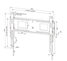 Uchwyt do monitora WL30-750BL16