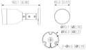 KAMERA IP DAHUA IPC-HFW1530S-0280B-S6-BLACK Opakowanie zbiorcze 10szt Adapter 5szt. + gratis