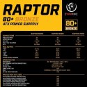 Zasilacz ATX RAPTOR 600W BRONZE 80+,Single Rail, DC-DC