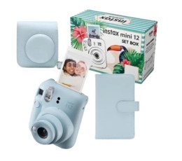 Aparat Instax mini 12 BIG Bundle (aparat + etui + album) niebieski