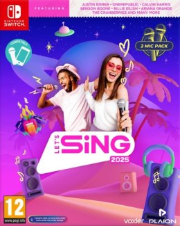 Gra Nintendo Switch Lets Sing 2025 2-mic