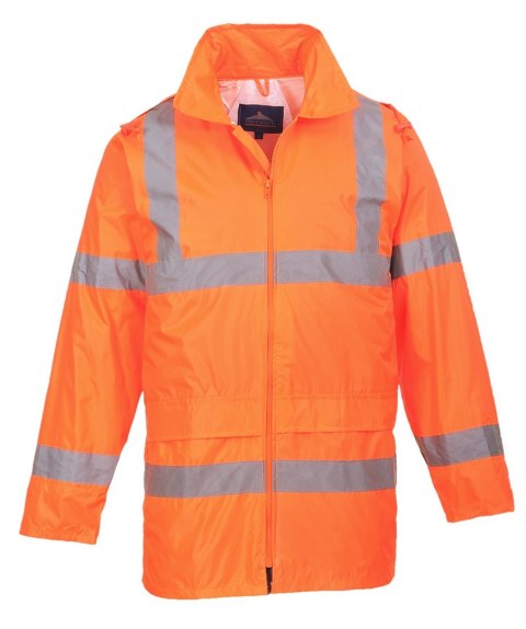 KURTKA OSTRZEGAWCZA PRZECIWD. POMARAŃCZOWA HI-VIS RAIN XL