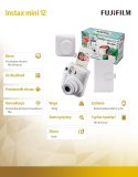 Aparat Instax mini 12 BIG BUNDLE (aparat + etui + album) biały