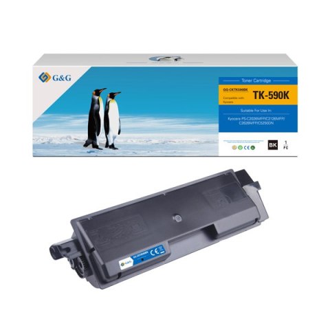 G&G kompatybilny toner z Kyocera TK590K, NT-CKTK590BK, black, 7000s