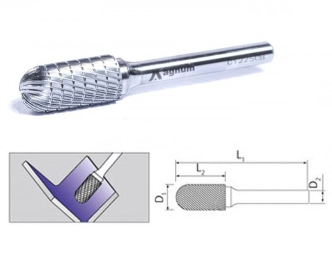 FREZ PALCOWY 6MM C1020/CB