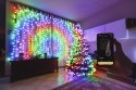 Inteligentna kurtyna Curtain 400 LED RGB+W 3x2m, przezroczysty przewód