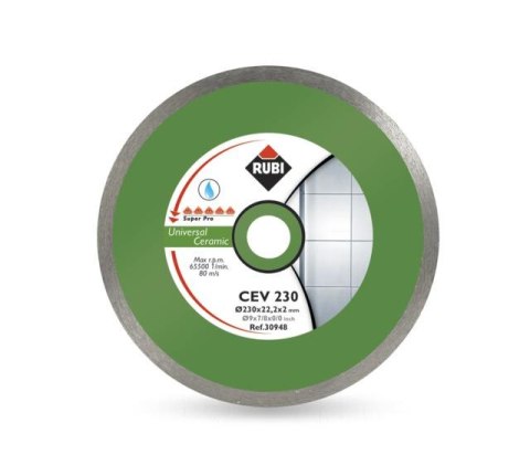 RUBI TARCZA DIAMENTOWA CEV 180 x 22,2mm PRO