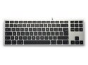 Klawiatura aluminiowa Mac Tenkeyless RGB szara