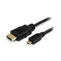 Kabel HDMI - micro HDMI Savio CL-39 1m czarny, złote k. v1.4