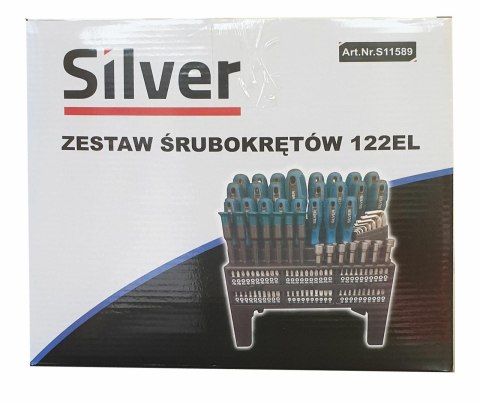 WKRĘTAKI 122szt. /SILVER