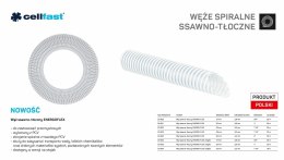 C.WĄŻ SSAWNO-TŁOCZNY DO POMP 25mm x 25mb BEZBARWNY ENERGO-FLEX