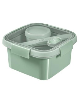 CURVER POJEMNIK NA ŻYWNOŚĆ KWADRATOWY LUNCH KIT 1,1L /ZIELONY