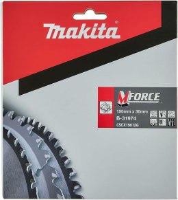 MAKITA PIŁA TARCZOWA 190x30x12Z M-FORCE DREWNO