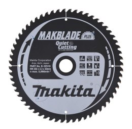 MAKITA PIŁA TARCZOWA 255x30x60z MAKBLADE PLUS DREWNO