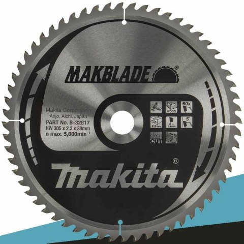 MAKITA PIŁA TARCZOWA 305x30x60z MAKBLADE DREWNO