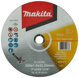 MAKITA TARCZA MET. 230x1,9mm A60U