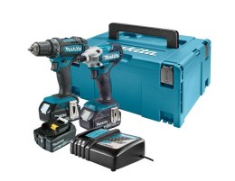 MAKITA ZESTAW COMBO 18V DLX2339JX1 (DDF482+DTD156) 3x5,0Ah MAKPAC