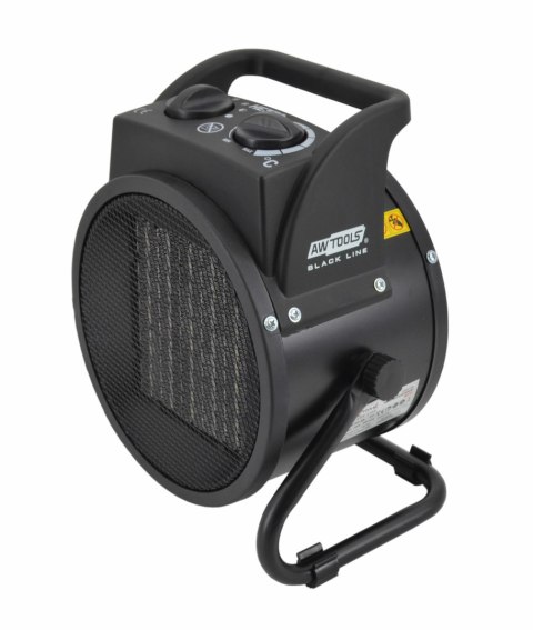 AW NAGRZEWNICA ELEKTRYCZNA TUBA CERAMIC 3KW HE3TC /BLACK LINE