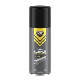 K2 SPRAY ZABEZPIECZA PRZED KOROZJĄ CYNK+ALUMINIUM 400ML