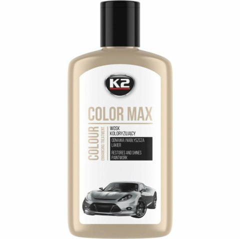 K2 WOSK KOLORYZUJĄCY NABŁYSZCZA I CHRONI COLOR MAX 250 BIAŁY 250ML