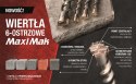 MAKITA WIERTŁO SDS MAX 45x 550x 690mm MAXI MAK 6-OSTRZOWE