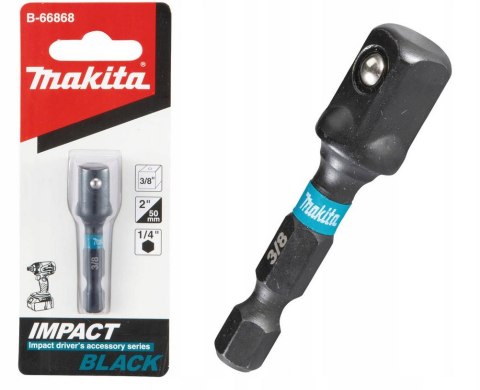 MAKITA ADAPTER 1/4" HEX -> 3/8" SQ 50mm IB