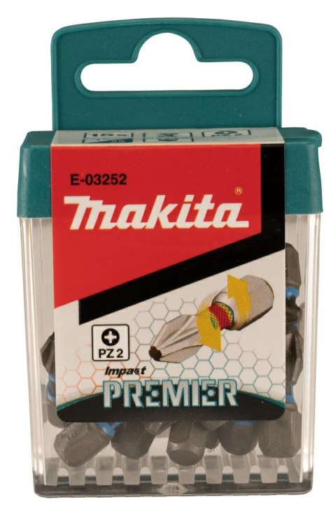 MAKITA KOŃCÓWKA WKRĘTAKOWA PZ2-25mm /15szt. IMPACT PREMIER