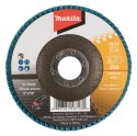 MAKITA ŚCIERNICA LISTKOWA ECONOMY 125x22,23mm P 80 METAL, STAL NIERDZEWNA