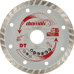 MAKITA TARCZA DIAMENTOWA 115x22,23mm TURBO (NA SUCHO) BETON, CEGŁA, MARMUR