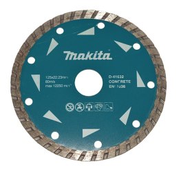 MAKITA TARCZA DIAMENTOWA 125x22,23mm TURBO (NA SUCHO) BETON