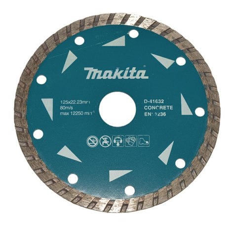 MAKITA TARCZA DIAMENTOWA 125x22,23mm TURBO (NA SUCHO) BETON