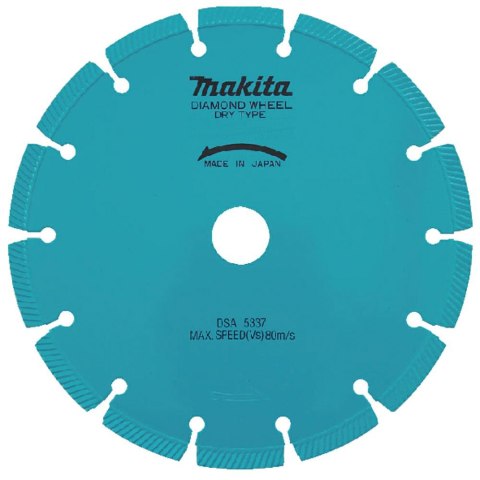 MAKITA TARCZA DIAMENTOWA 230x22,23mm SEGMENT (NA SUCHO) BETON