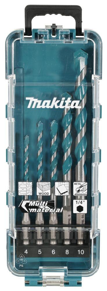 MAKITA ZESTAW WIERTEŁ UNIWERSALNYCH 1/4" HEX /5szt.