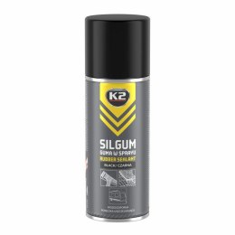 K2 GUMOWA POWŁOKA W SPRAY SILGUM czarny 400 ML