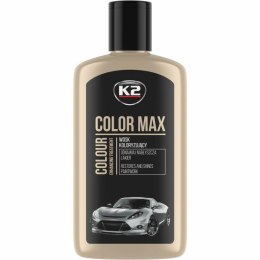 K2 WOSK KOLORYZUJĄCY NABŁYSZCZA I CHRONI COLOR MAX 250 CZARNY 250ML