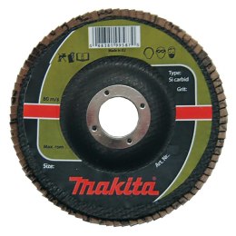 MAKITA ŚCIERNICA LISTKOWA SI CARBID 125x22,23mm P 40 KAMIEŃ, CERAMIKA, TW. SZTUCZNE