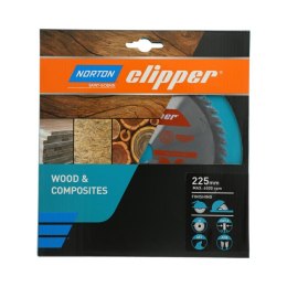 NORTON PIŁA TARCZOWA 225mm x 30mm x 48z DREWNO I KOMPOZYTY ATB (2,8 / 1,8)