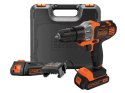 BLACK+DECKER NARZĘDZIE WIELOFUNKCYJNE MULTIEVO MT218KB ZESTAW STARTOWY Z GŁOWICĄ WKRĘTARSKĄ WALIZKA