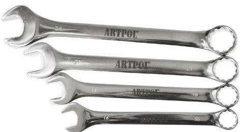 KLUCZ PŁASKO-OCZKOWY 6mm Cr-V POLEROWA. .%%%